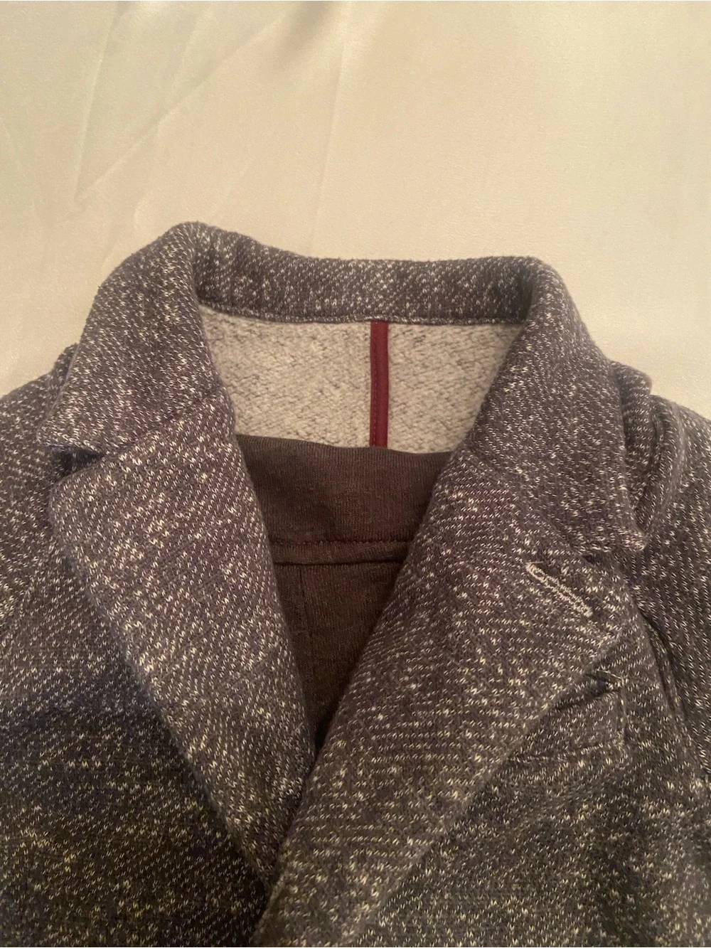 OshKosh B'gosh Speckled Gray Knit Hooded Jacket